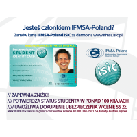 Karty IFMSA-Poland ISIC dla naszych członków